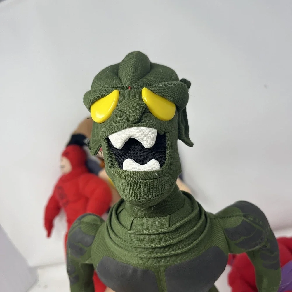 Vintage Marvel Comics Plush Lot 4 Green Goblin Hawk Girl Daredevil Magneto Doll